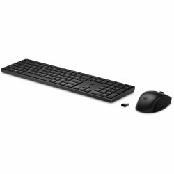HP 655 Keyboard & Mouse - USB Type A Plunger Wireless Keyboard - English (Canada), English (US) - USB Type A Wireless Mouse - 4R009UTABA