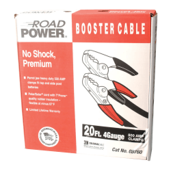 Southwire Booster Cable, 20', 2/1 AWG, Black