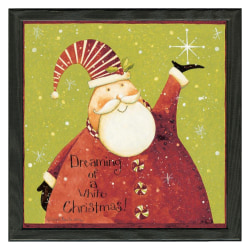 Timeless Frames® Holiday Framed Artwork, 11-1/2" x 11-1/2", Santa Dreaming