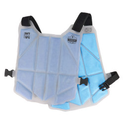 Ergodyne Chill-Its 6210 Phase Change Cooling Ice Vest, One Size, Blue