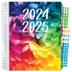 2024-2025 Global Printed Products Hardcover Deluxe Teacher Daily/Weekly/Monthly Academic Year Planner, 8-1/2" x 11", DTPAY240041