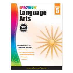 Carson-Dellosa Spectrum Language Arts Workbook, Grade 5