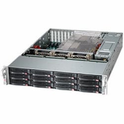 Supermicro SuperChassis SC826BA-R920LPB System Cabinet - Rack-mountable - Black - 2U - 12 x Bay - 3 x Fan(s) Installed - 2 x 920 W - EATX Motherboard Supported - 3 x Fan(s) Supported - 12 x External 3.5" Bay - 7x Slot(s)