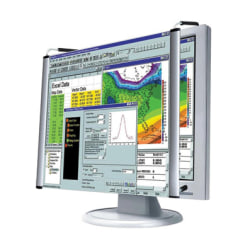 Kantek Lcd Monitor Magnifier 17in, Magnifying Area 14.50"W x 12.38"L, Overall Size 12.9"H x 7"W x