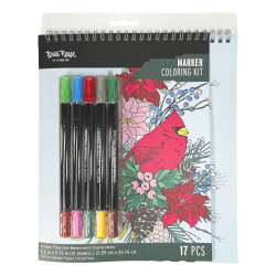 Brea Reese Marker Spiral Pad Set, Cardinal, Set Of 17 Pieces
