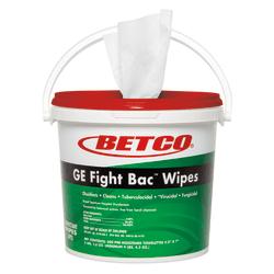 Betco® GE Fight Bac Disinfectant Wipes, Fresh Scent, Bucket Of 500 Wipes