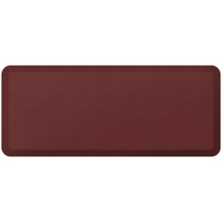 GelPro NewLife Designer Comfort Grasscloth Anti-Fatigue Floor Mat, 20" x 48", Crimson