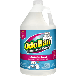 OdoBan Odor Eliminator Disinfectant Concentrate, Cotton Breeze Scent, 128 Oz Bottle