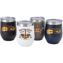 Elevate your beverage experience with our sleek, stainless steel, powder-coated tumbler. Designed for durability, this 12-ounce tumbler features double-wall insulation to keep your drink at the ideal temperature, whether you're at home or on the go.