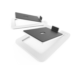 Kanto S6W - Stand - for speaker(s) - steel, foam - white - desktop stand (pack of 2)