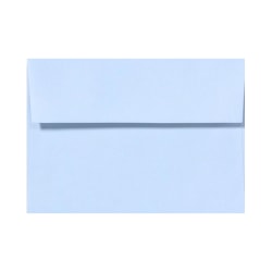 LUX Invitation Envelopes, A9, Peel & Press Closure, Baby Blue, Pack Of 50