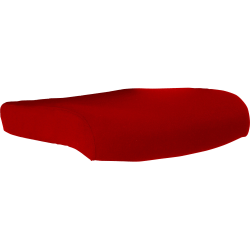 Lorell Removable Mesh Seat Cover - 19" Length x 19" Width - Polyester Mesh - Red - 1 Each