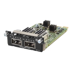 HPE Aruba - Expansion module - 40 Gigabit QSFP+ x 2 - for HPE Aruba 3810M 16SFP+ 2-slot Switch