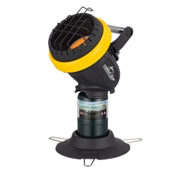 Comfort Gear® PPH-04 4,000-BTU Indoor/Outdoor Portable Personal Propane Heater with Base, Black