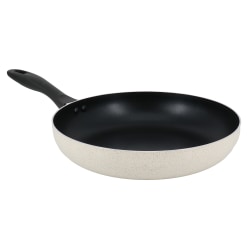 Oster Clairborne Round Aluminum Nonstick Frying Pan, 12", Linen