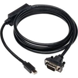 Tripp Lite 10ft Mini DisplayPort to VGA Adapter Active Converter mDP to VGA 1920x 1200 DPort 1.2 M/M - P586010VGAV2