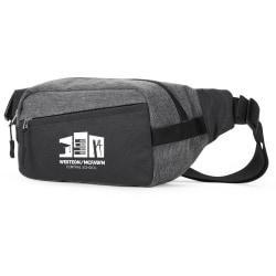 Custom Promotional Budget Sling Pack, 5" x 14", Cool Gray