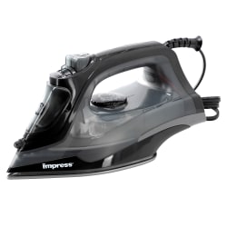 Impress Mid-Sized Spray Steam And Dry Iron With Motion Auto-Shutoff, Black