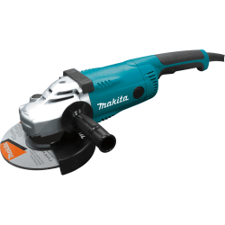 Makita 7" Corded Angle Grinder With AC/DC Switch, Blue
