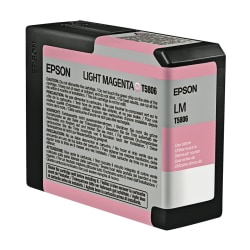 Epson® T5806 UltraChrome™ K3 Light Magenta Ink Cartridge, T580600