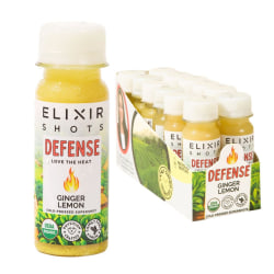 Elixir Shots Defense, 2 Oz, Case Of 12 Shots