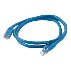 C2G Cat5e Snagless Unshielded (UTP) Network Patch Cable - Patch cable - RJ-45 (M) to RJ-45 (M) - 50 ft - CAT 5e - molded, snagless - blue