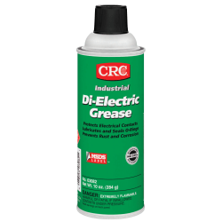 CRC NLGI Grade 2 Di-Electric Grease, 16 Oz Aerosol Cans, Pack Of 12 Cans