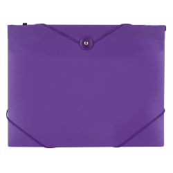 Office Depot® Brand Poly 7-Pocket Hanging File, 8" Expansion, Letter Size, 9-5/8" x 13", Purple