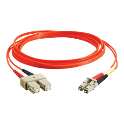 C2G 5m LC-SC 62.5/125 Duplex Multimode OM1 Fiber Cable - Orange - 16ft - Patch cable - LC multi-mode (M) to SC multi-mode (M) - 5 m - fiber optic - duplex - 62.5 / 125 micron - OM1