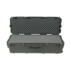 SKB Cases iSeries Protective Case With Layered Foam Interior And In-Line Skate-Style Wheels, 42-3/8"H x 13-1/2"W x 12"D, Black