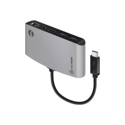 ALOGIC ThunderBolt 3 Dual HDMI Portable Docking Station with 4K - Docking station - Thunderbolt 3 - HDMI - 1GbE