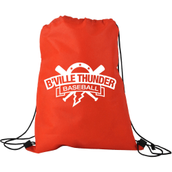 Custom Promotional Non-Woven Drawstring Bag, 16-1/2" x 13"