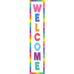 Teacher Created Resources Decorative Classroom Banner, 8" x 39", Colorful Welcome