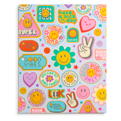 Eccolo BTS 2-Pocket Folder, 8-1/2" x 11", Patches
