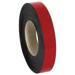 Partners Brand Magnetic Warehouse Label Roll, LH155, 1" x 100', Red