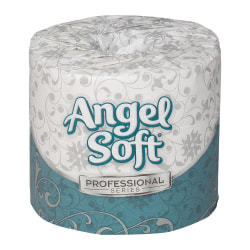 Angel Soft® 2-Ply Toilet Paper, 450 Sheets Per Roll, Pack Of 80 Rolls