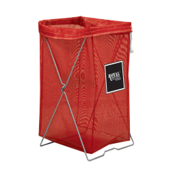 Royal Basket Trucks Hamper, Mesh Hamper Kit, 17"L x 15"W x 30"H, Red