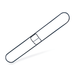 Rubbermaid® Snap-On Wire Dust Mop Frame, 5" x 36", Black