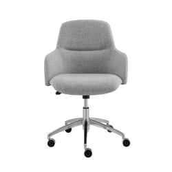 Eurostyle Minna Commercial Office Chair, Light Gray/Silver
