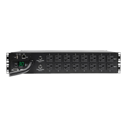Tripp Lite PDU Switched 120V 2.9kW 30A 5-15/20R 16 Outlet Horizontal 2URM - Horizontal rackmount - power distribution unit (rack-mountable) - 30 A - AC 120 V - 2.9 kW - Ethernet 10/100 - input: NEMA L5-30 - output connectors: 16 (NEMA L5-20) - 2U
