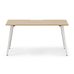 Branch Furniture Office Desk, 60" x 30", Woodgrain/White