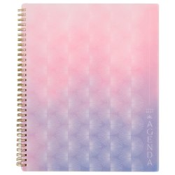 Organized by Happy Planner 12-Month Monthly/Weekly Big Twin Loop Planner, 8-1/2" x 11", Dreamy Palms Coral, July 2026 - June 2027, Total Qty 1