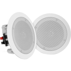 Pyle PDICBT852RD Bluetooth Speaker System - 250 W RMS - Flush Mount, In-ceiling, In-wall - 50 Hz to 20 kHz - 2