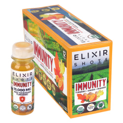 Elixir Shots Immunity, 2 Oz, Case Of 12 Shots