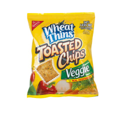 Nabisco® Wheat Thins Toasted Chips, Veggie Flavor, 1.7 Oz, Box Of 60