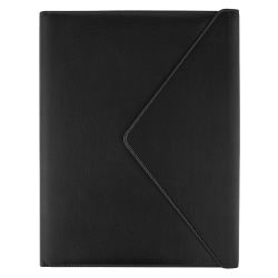 Eccolo Envelope PU Padfolio, 9-1/2" x 12-1/2", Black