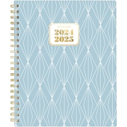 2024-2025 AT-A-GLANCE® BADGE Weekly/Monthly Planner, 8-1/2" x 11", Blue, July 2024 To July 2025, 1710G-905A