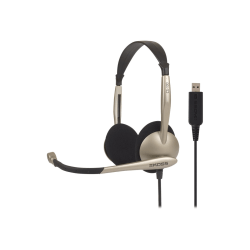 Koss On-Ear Stereophone Headset, Gray, CS100