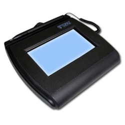 Topaz SigLite T-LBK750 Electronic Signature Capture Pad - Backlit LCDUSB, Serial - 4.40" x 2.50" Active Area LCD - Backlight - 410 PPI