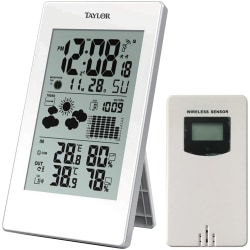 Taylor 1735 Digital Weather Forecaster, 11"H x 8.6"W x 1.5"D